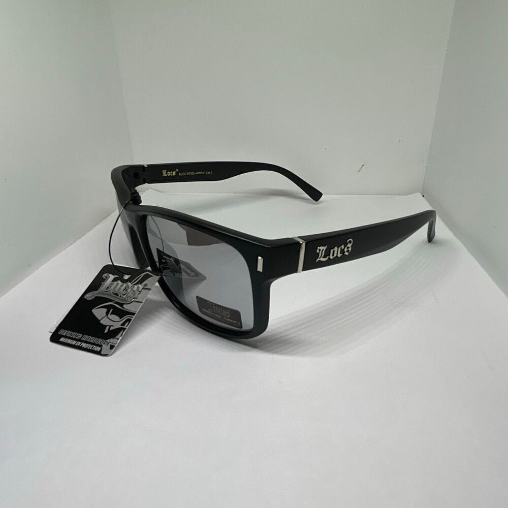 Locs Mirrored UV400 Square Wrap Sunglasses New with Tags